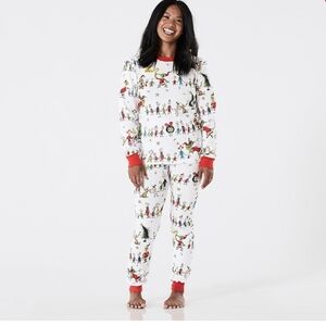 Pottery Barn kids. Adult Dr. Seuss's The Grinch  Pajama Set Size M unisex